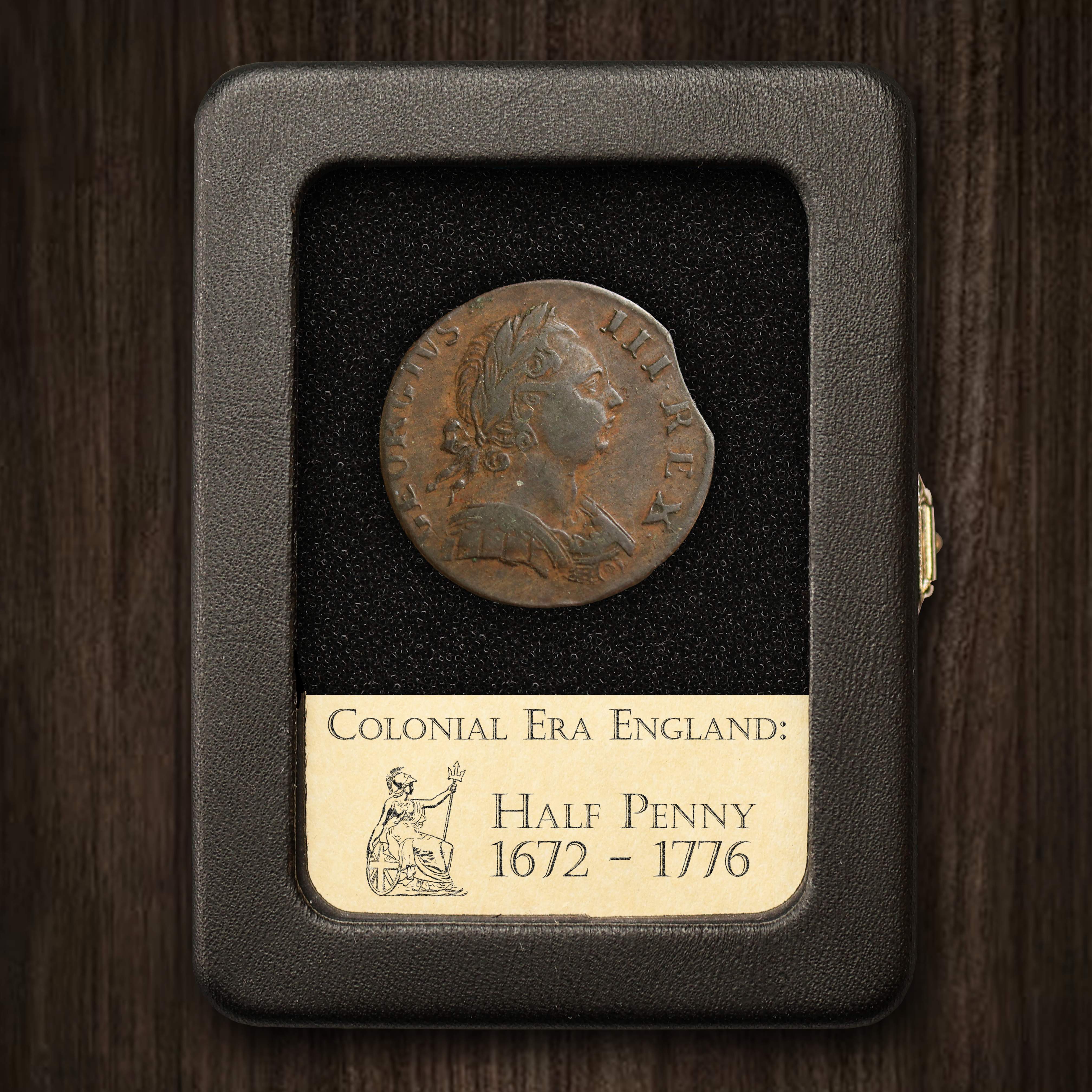 Colonial Era England | Copper Half Penny